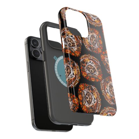 Lil' Ghostly Grump Mag Phone Case, dual-layer shell and magnetic liner