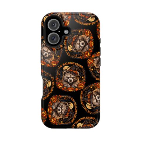 Lil' Hallows Grump Mag Phone Case for iPhone 16, Glossy