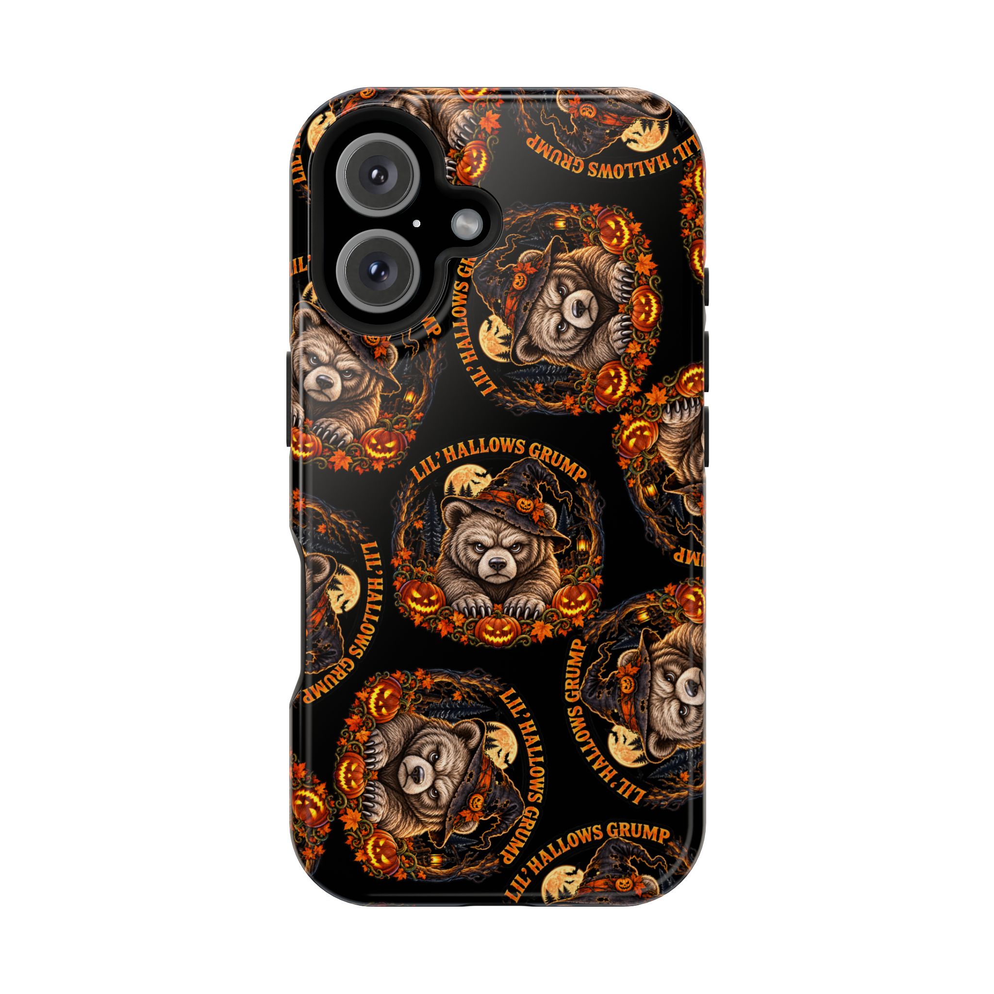 Lil' Hallows Grump Mag Phone Case for iPhone 16, Glossy