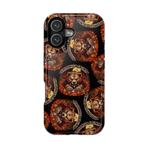 Halloween Grump Mag Phone Case for iPhone 17, Glossy