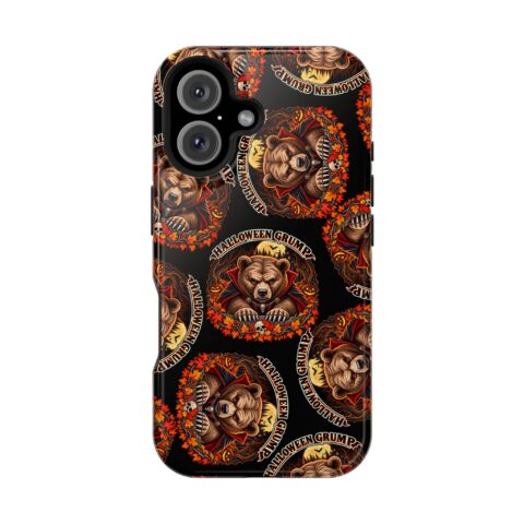 Halloween Grump Mag Phone Case for iPhone 16, Glossy