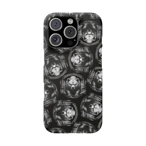 Grumpy Grizzly Snap Case for iPhone 16 Pro, Matte