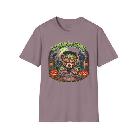 Lil' Monster Grump Tee in Paragon, laid flat
