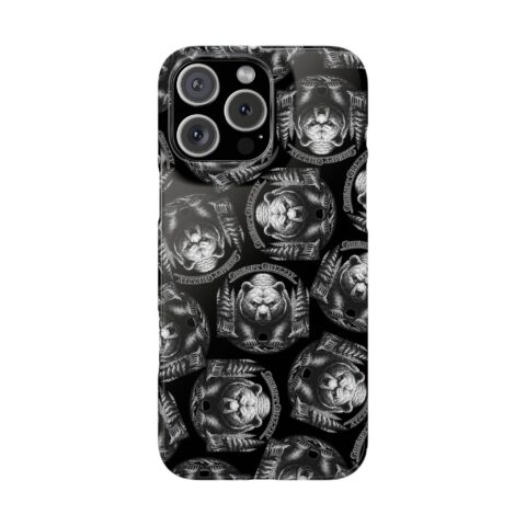 Grumpy Grizzly Snap Case for iPhone 16 Pro Max, Glossy