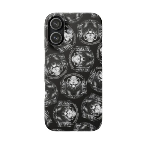 Grumpy Grizzly Snap Case for iPhone 17, Matte