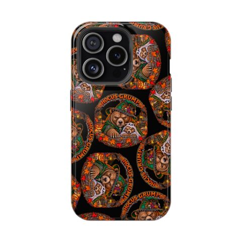 Hocus Grump Mag Phone Case for iPhone 15 Pro, Glossy