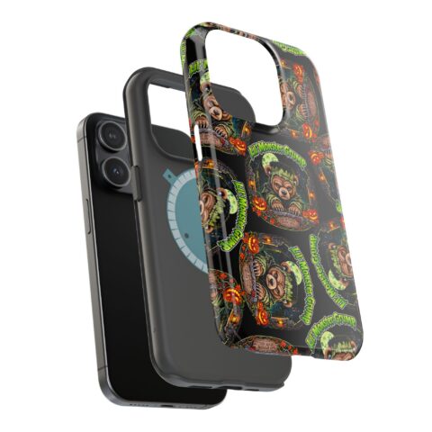 Lil' Monster Grump Mag Phone Case, dual-layer shell and magnetic liner
