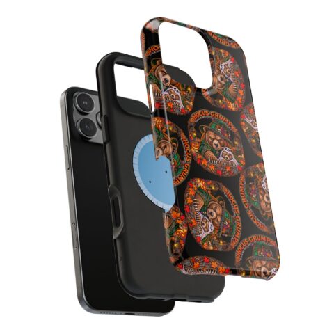 Hocus Grump Mag Phone Case, dual-layer shell and magnetic liner