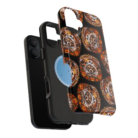 Lil' Ghostly Grump Mag Phone Case, dual-layer shell and magnetic liner