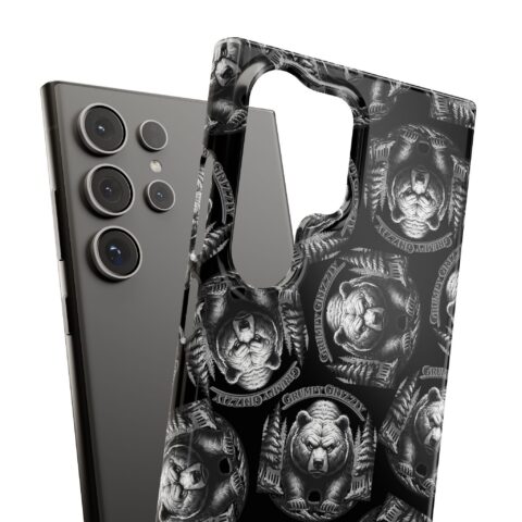Grumpy Grizzly Snap Case for Samsung Galaxy S24 Ultra, Matte