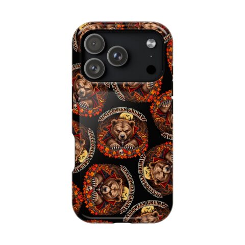Halloween Grump Mag Phone Case for iPhone 17 Pro, Glossy