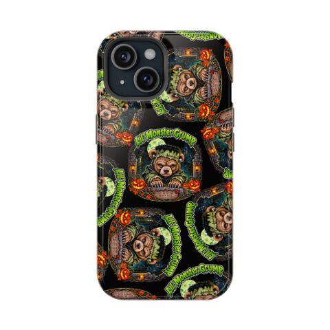 Lil' Monster Grump Mag Phone Case for iPhone 15, Glossy