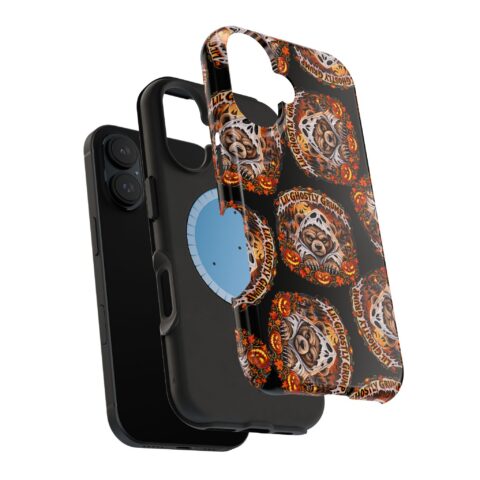 Lil' Ghostly Grump Mag Phone Case, dual-layer shell and magnetic liner