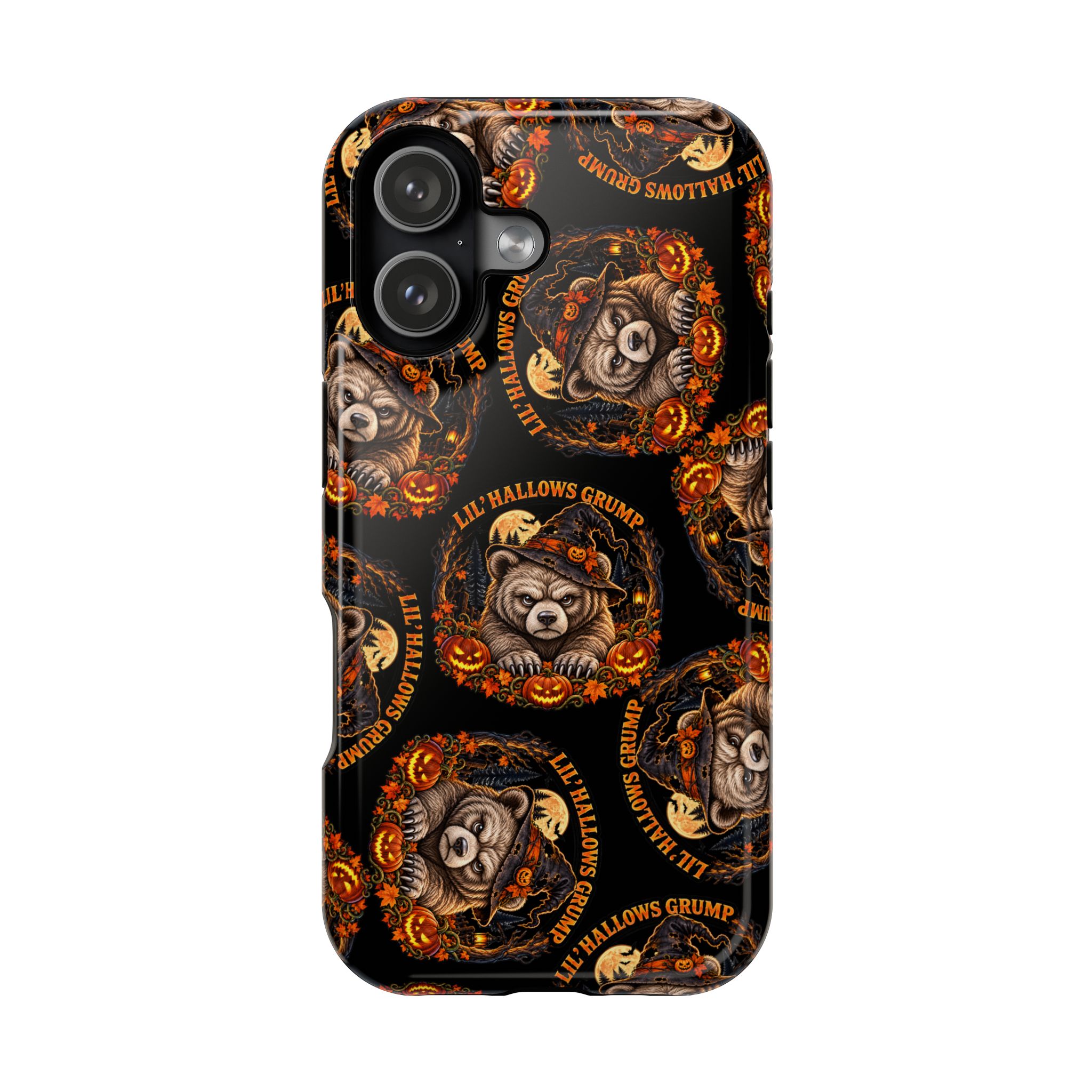 Lil' Hallows Grump Mag Phone Case for iPhone 17, Glossy
