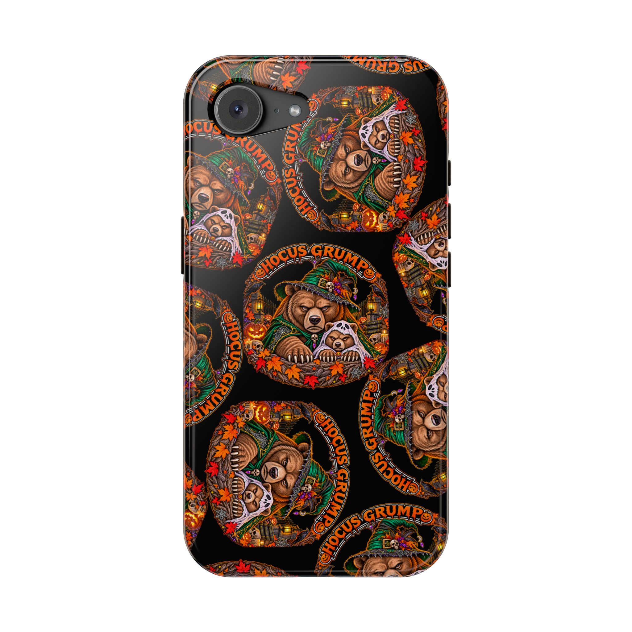 Hocus Grump Mag Phone Case for iPhone 16e, Glossy