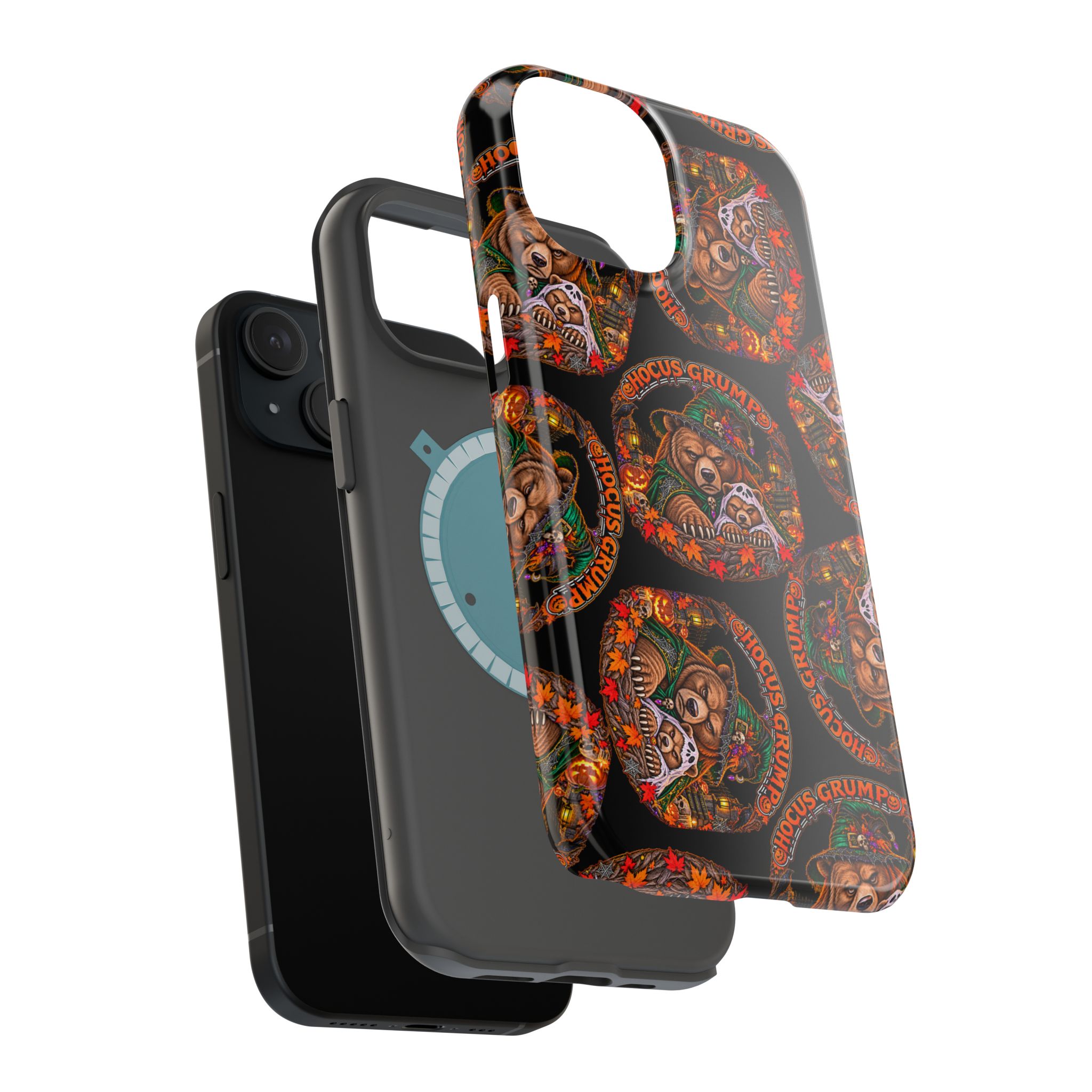 Hocus Grump Mag Phone Case, dual-layer shell and magnetic liner