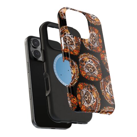 Lil' Ghostly Grump Mag Phone Case, dual-layer shell and magnetic liner