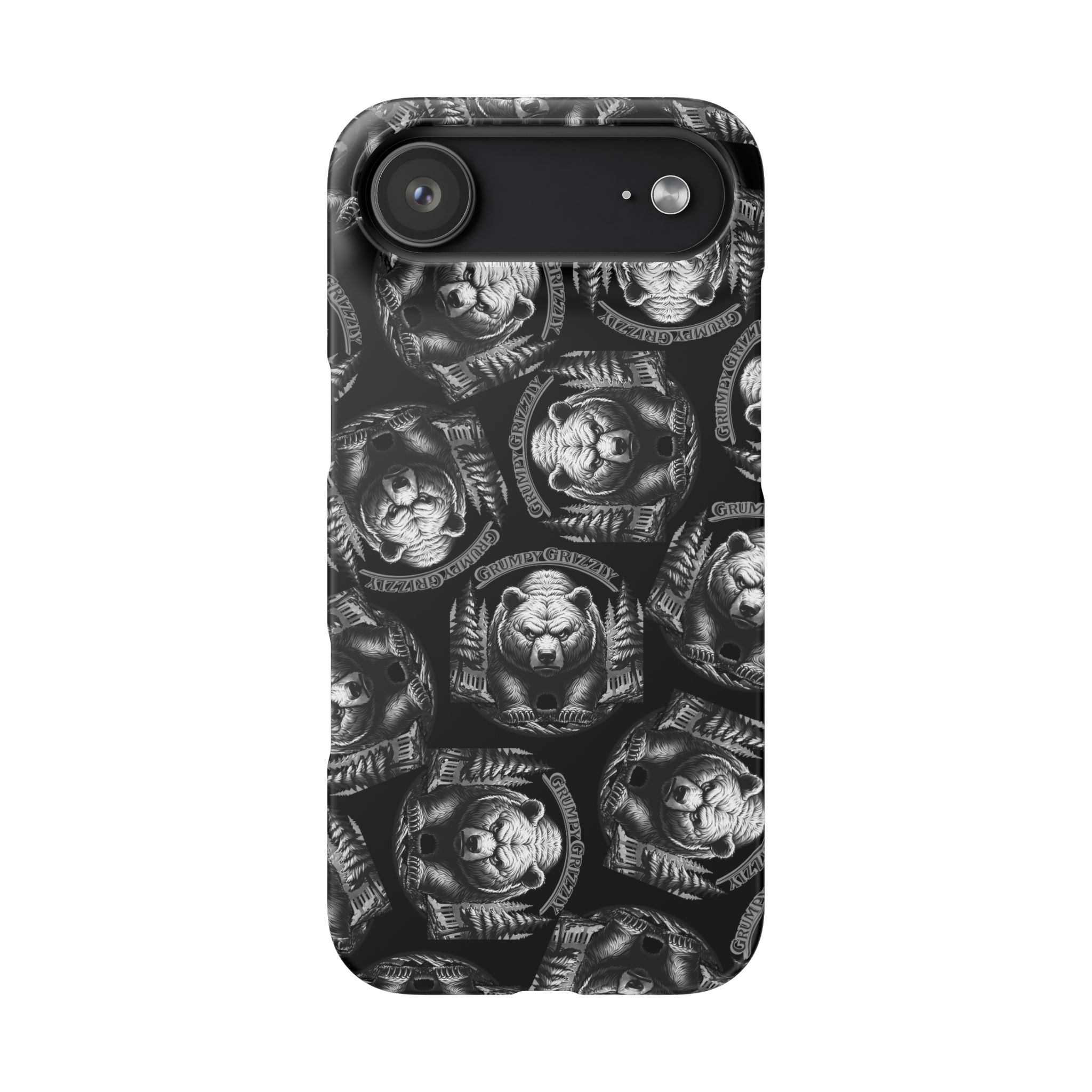 Grumpy Grizzly Snap Case for iPhone 17 Air, Matte