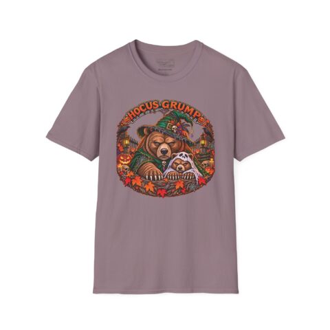 Hocus Grump Tee in Paragon, laid flat