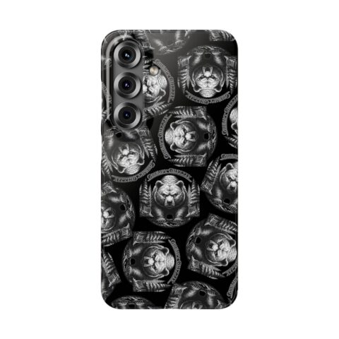 Grumpy Grizzly Snap Case for Samsung Galaxy S25, Glossy