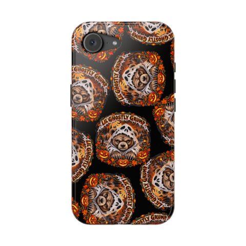 Lil' Ghostly Grump Mag Phone Case for iPhone 16e, Glossy