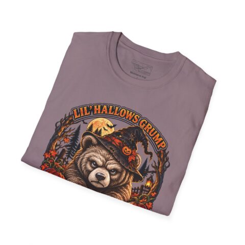 Lil’ Hallows Grump Tee in Paragon, folded close-up