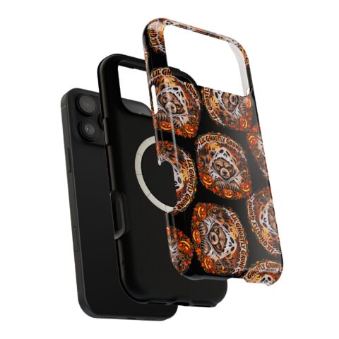 Lil' Ghostly Grump Mag Phone Case, dual-layer shell and magnetic liner