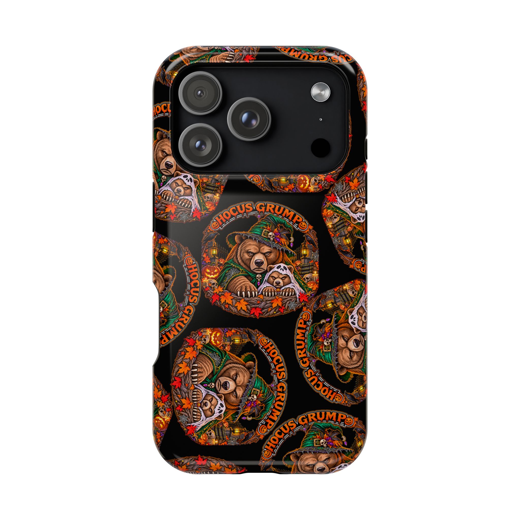 Hocus Grump Mag Phone Case for iPhone 17 Pro, Glossy