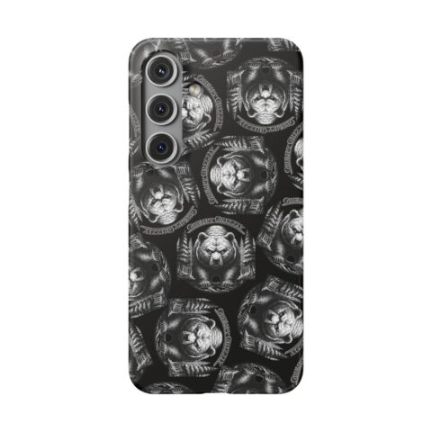 Grumpy Grizzly Snap Case for Samsung Galaxy S24, Matte