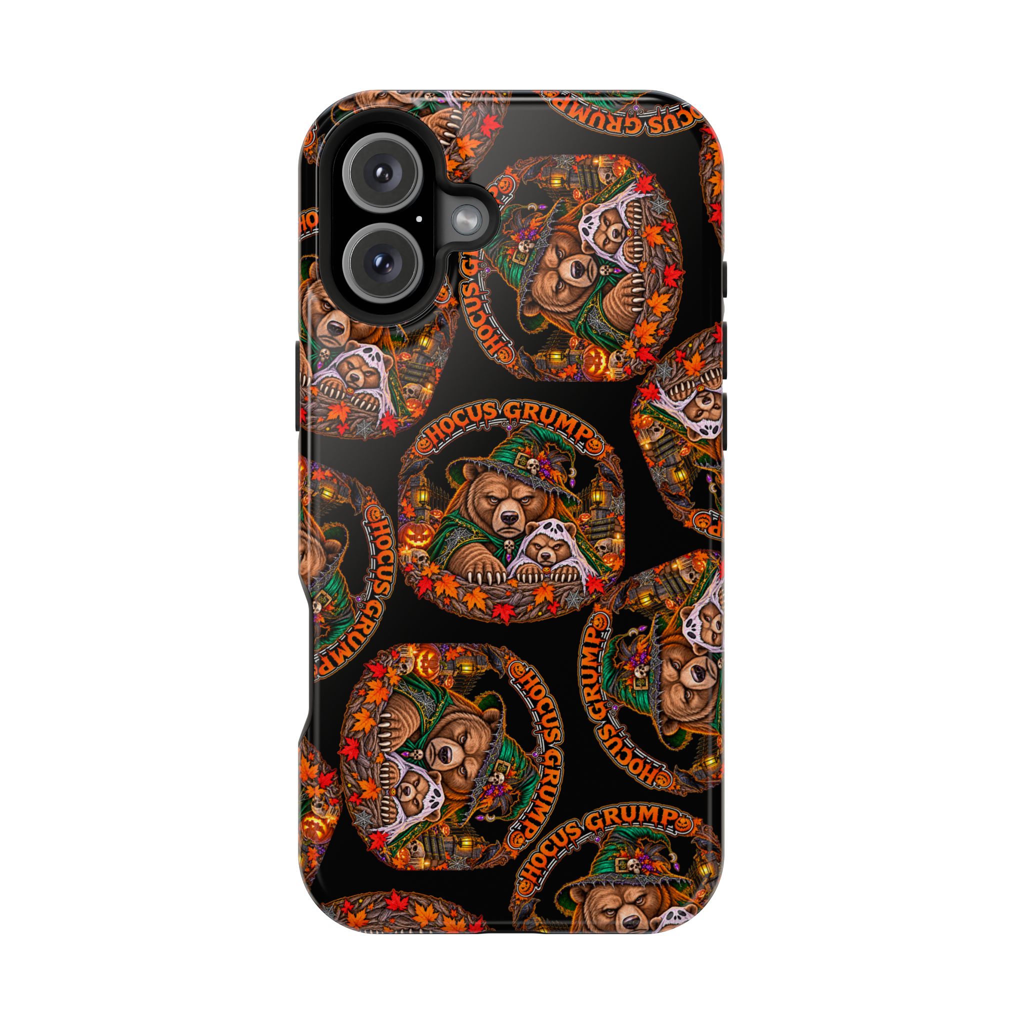 Hocus Grump Mag Phone Case for iPhone 16 Plus, Glossy