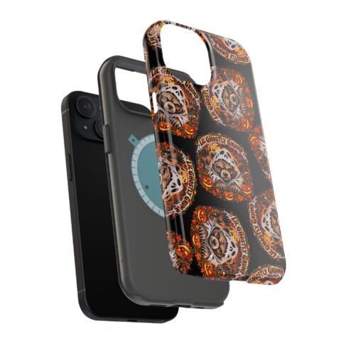 Lil' Ghostly Grump Mag Phone Case, dual-layer shell and magnetic liner
