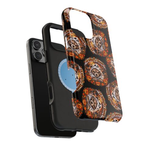 Lil' Ghostly Grump Mag Phone Case, dual-layer shell and magnetic liner